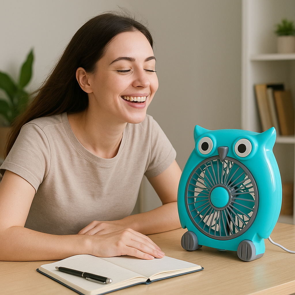 Ventilador De Escritorio Búho - Imagen 2
