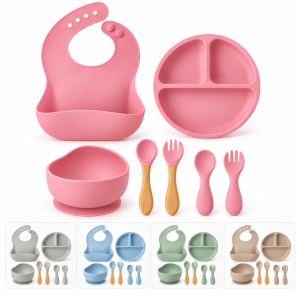Set de Alimentación de Silicona para Bebé