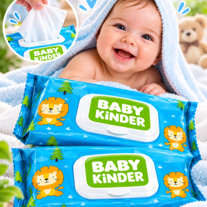 Pañitos Húmedos Baby Kinder – 110 Unidades
