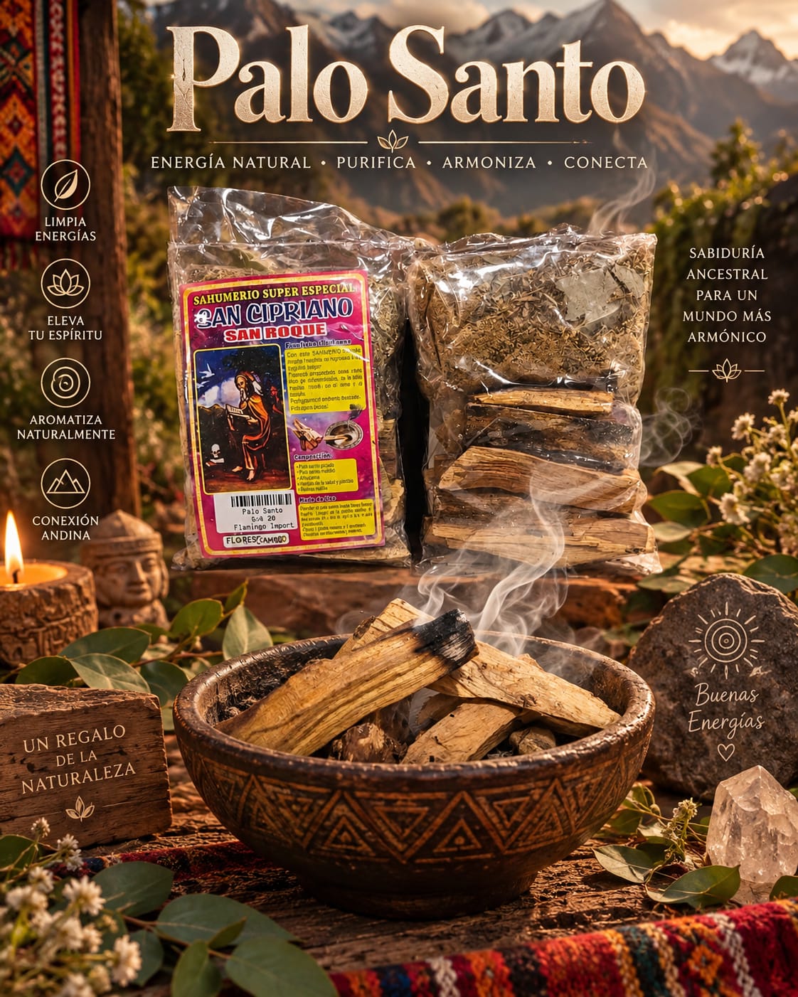 Palo Santo para Sahumar