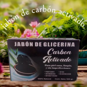 Jabón de Glicerina con Carbón Activado