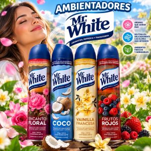 Ambientador en Aerosol Mr. White