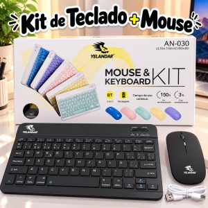 Kit de Teclado + Mouse Inalámbrico Yelandar